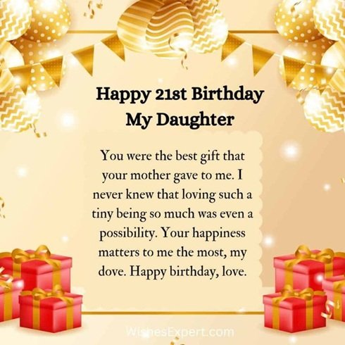 happy 21st birthday daughter