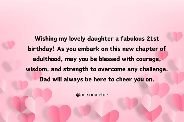 happy 21st birthday daughter