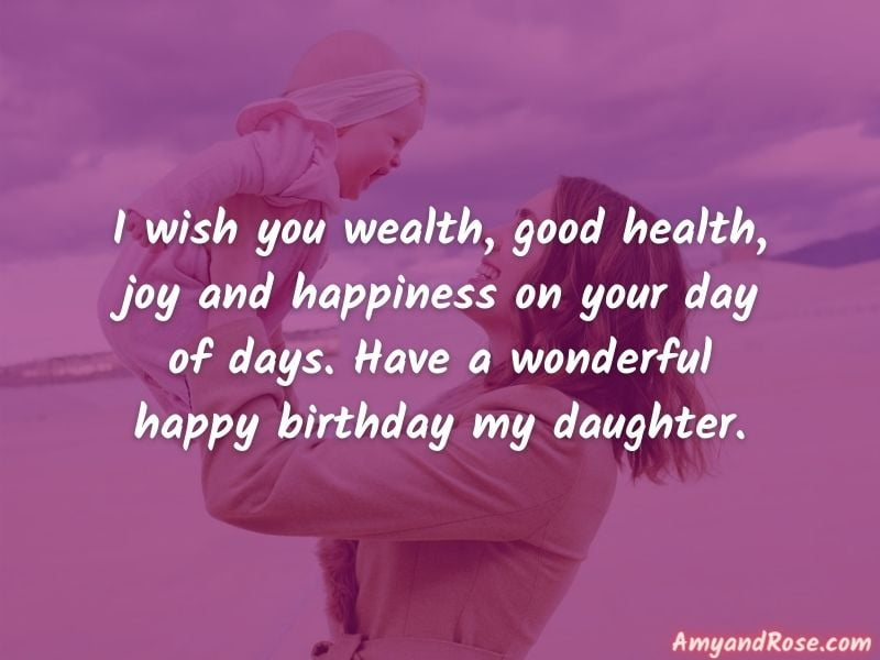 unique birthday wishes for daughter